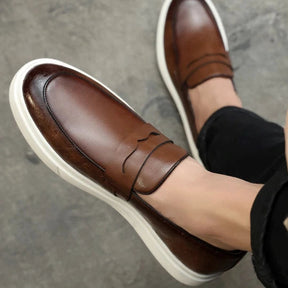 Mocassins en cuir Elegance