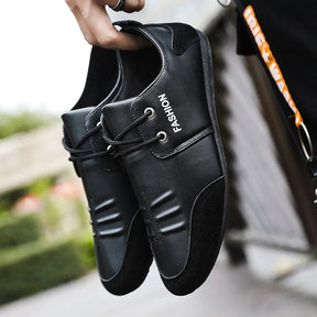 Chaussures LunaStep de conduite en cuir véritable italien pour hommes