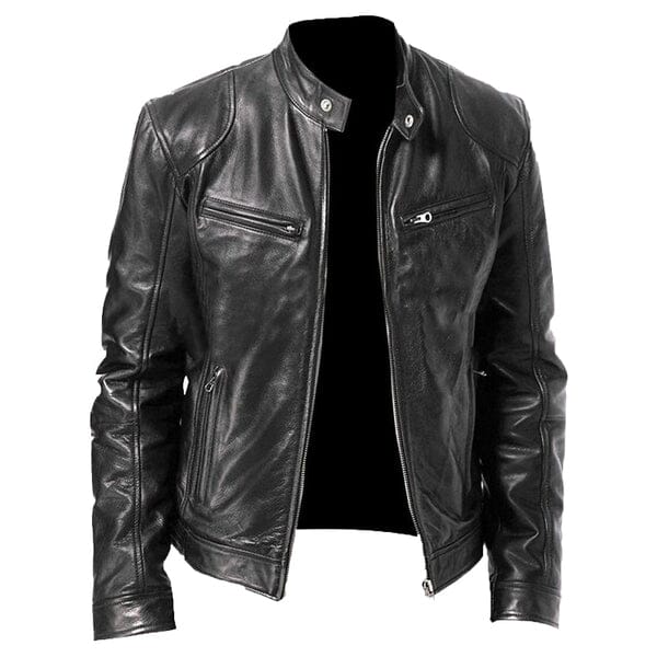 Veste en cuir pour hommes Racer