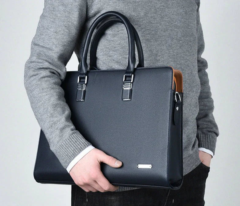 Porte-documents en cuir pour hommes