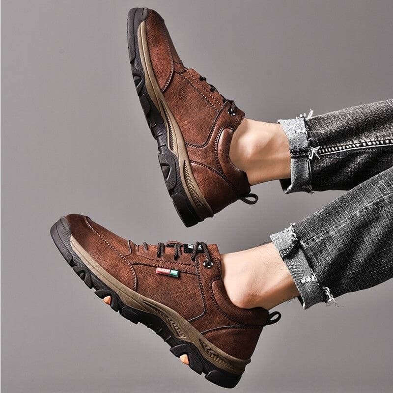 Chaussures casual en cuir véritable pour hommes Brooklyn